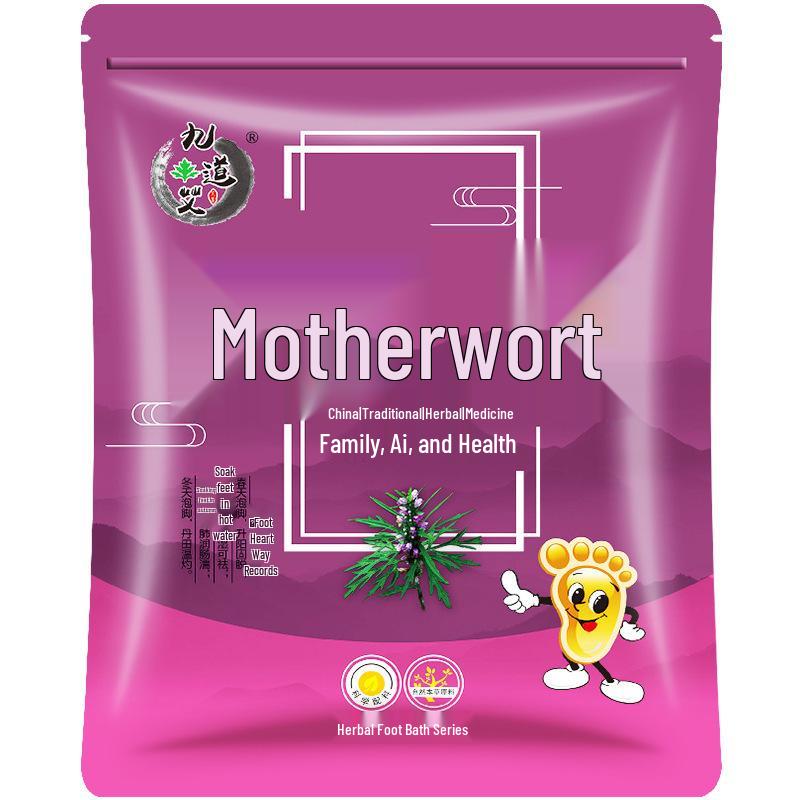 Angelika Beifuß & Safran Ingwer Fußbadpulver für kalte Hände, Füße und Schlaf – Unisex Fußbadebeutel