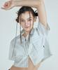 Kinetikeullo Two-Way Crop Shirt (Mint)