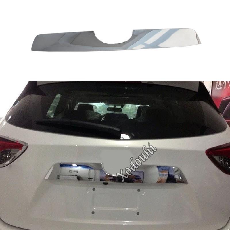 

Для Mazda CX-5 CX5 2012 2013 2014 2015 2016 АБС Хром Задняя Дверь Багажника Рамка Номерного Знака Накладка Фонаря Декоративная Пластина Детали Багажника