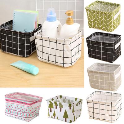 Household Closet Desktop Toy Clothes Storage Box Desk Accessory Organizer Basket