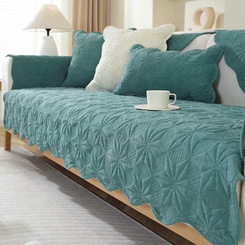 Chenille Sofa Cushion Four Seasons Universal Seat Cushion Non-Slip Sofa Cover Cover Cloth Advanced Cream Style