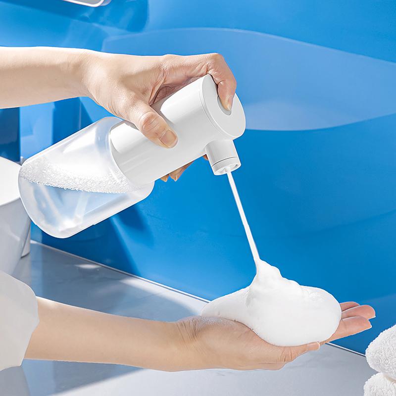 Electric Foam Machine Shampoo Shower Gel Facial Cleanser Foaming Detergent Soap Solution Foam Spray Gun Bathroom Soap Dispenser