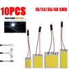 10 BUC Panou Lumini LED Auto 18/24/36/48 SMD T10 BA9s 12V Bec COB Lumină Plafon Auto Lumini de Citit Accesorii Auto Interior