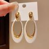 New Geometric Hollow Exaggerated Large Earrings with High-end and Niche Design, Cold and Exquisite Earrings