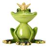 Yoga Frog Statue Cartoon Couple Frog Figurine Resin Sports Frog Sculpture Home Office Desktop Decoration Ornament