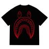 Tricou Bumbac Classic cu Imprimeu Ape Lightning Unisex Mânecă Scurtă Croială Largă Îmbrăcăminte Casual