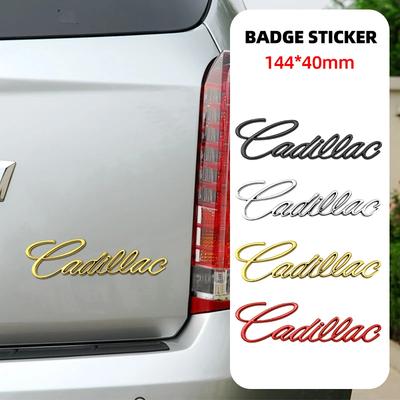 Auto Achterklep Letter Sticker Spatbord Zijkant Metalen Badge Embleem Voor Deville ATS BLS CT4 CT5 CTS ESCALADE STS XLR XT6 XTS