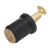 Boat Live Well Plug Brass Livewell Bait Well Drain Plug Tight Sealing Boat Drain Plug Boat Drain Plug for Bilge Beam