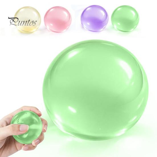 Office Desk Toys Shapeable Pearlescent Ball Fidget Toy, Anxiety Relief Clear Squeeze Fake Fruit Stress Inside Toy for Kids Adults