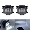 4" 30W LED Fog Light with Angel Eye Turn Signal for Jeep Wrangler JK/TJ