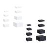 8Pcs Acrylic Display Riser Box Table Stand for Buffet Table Nesting Riser Stands for Food Collection Catering Cake Cosmetics
