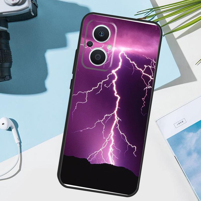 Sky Lightning Style Cover For OPPO Reno 11 12 13 14 Pro 11F 12F 13F 14F 7 8 Lite OPPO Find X5 X6 X8 X9 Pro Case