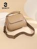 Zency Genuine Leather Women's Handbag Casual Work Tote Bag 2024