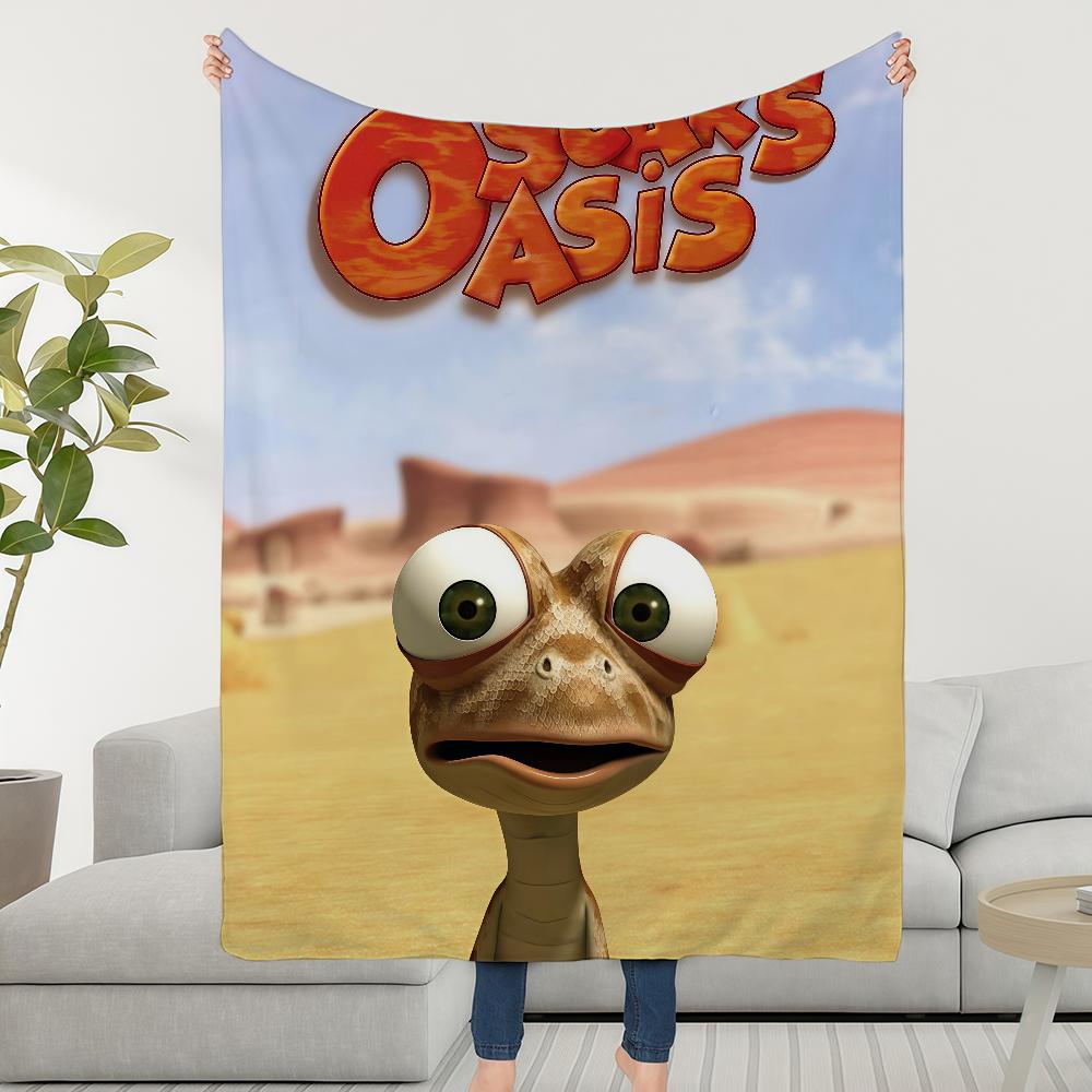 Cartoon Oscar s Oasis Blanket Soft Warm Furry Throw Super Kids Toys Bed Sofa Car Cradle 75x90cm
