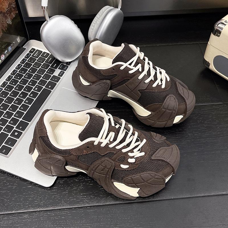 Lightweight and Versatile Dad Shoes Women's Autumn 2025 New Trendy Mesh Versatile Casual Shoes Platform Casual Sports Shoes