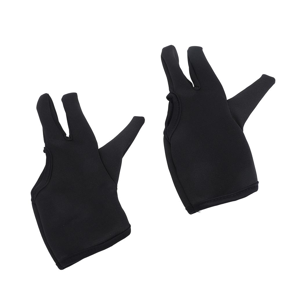 1 Pair Heat Resistant Hair Gloves 3 Finger Hair Dye Gloves Professional Curling Wand Glove for Hair Styling