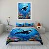 Underwater Paradise With Ocean Trio Exquisite Three-Piece Bedding Set Gift For Kids And Adults