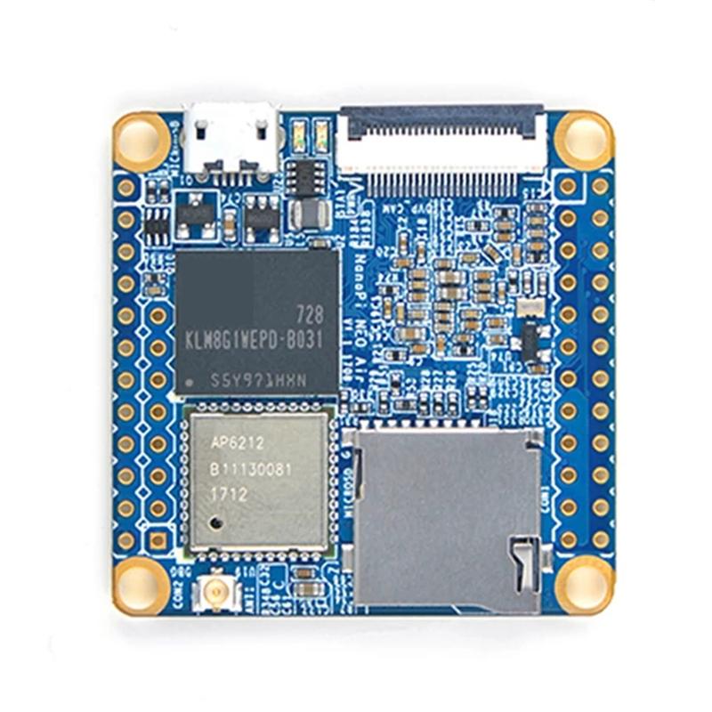 For NanoPi NEO Air Allwinner H3 4-Core Cortex-A7 512MB DDR3+8G EMMC WiFi Bluetooth UbuntuCore Mini IOT Development Board