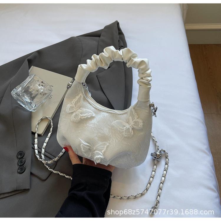 New Chinese Niche Women's Bag 2025 New Summer National Tide Style Embroidered Hand-carried Small Bag Large Commuter Shoulder Crossbody Bag