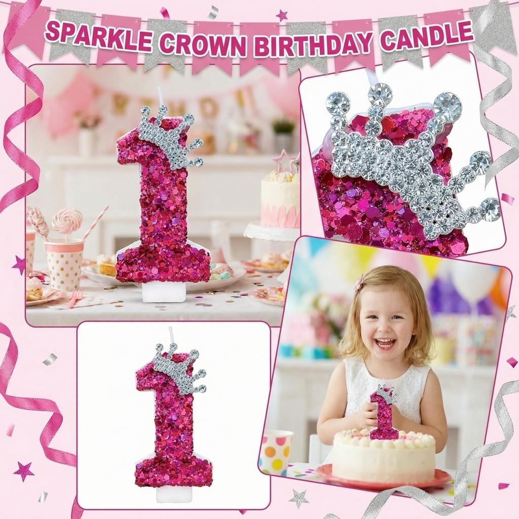 Fashion Cartoon Creative Birthday Candles Party Digital Candles