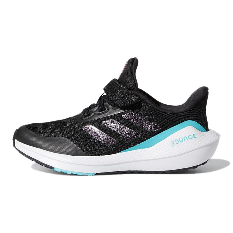 Adidas EQ21 Run K Comfortable Low top Kids  Running Shoes Black Kids  H01876 28