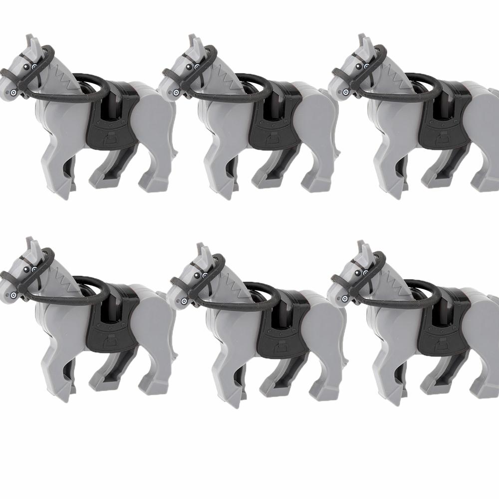 Middeleeuws Oorlogspaard Cavalerie Soldaat Bouwstenen Set Oude Militaire Bakstenen Actiefiguren Leger Speelgoed Educatief Cadeau