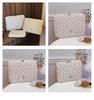 Compact Floral 11-inch Tablet & Laptop Bag with Quilted Lining and Large Capacity
