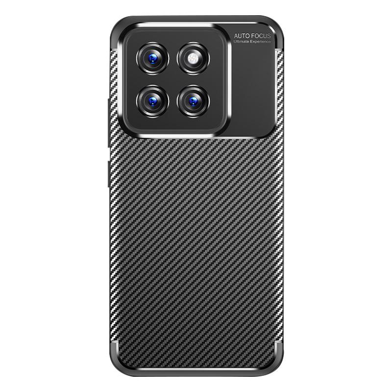 

For Xiaomi 14 Case Carbon Fiber Texture TPU Phone Protective Cover A