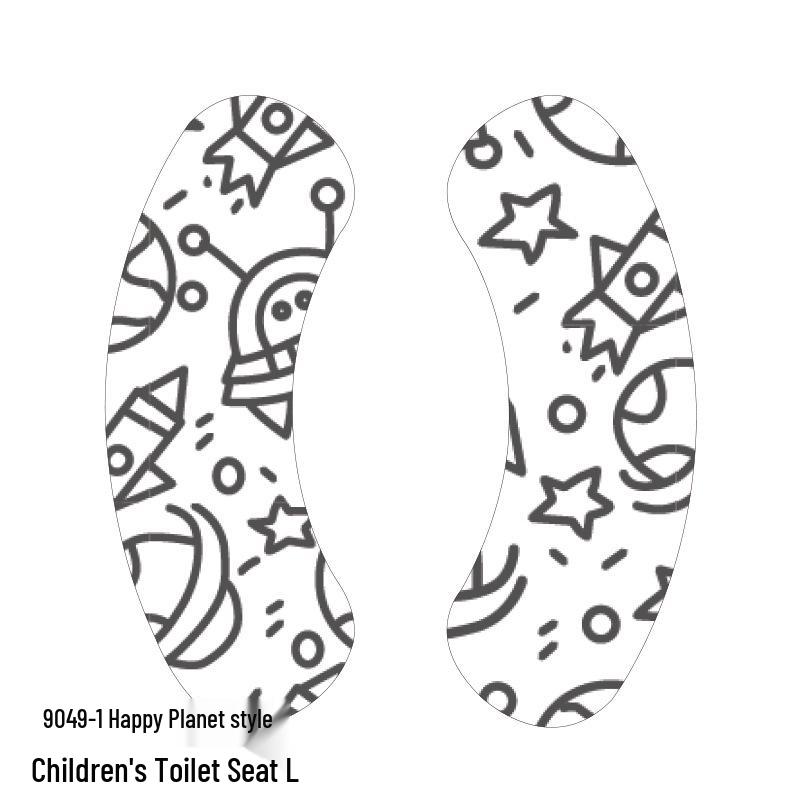 Children's Cartoon Self-Adhesive Washable Toilet Seat Cushion Pad