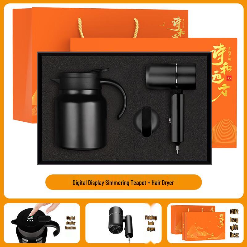Braising Teapot and Hair Dryer Gift Set