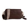 Women's Bag New Texture Wide Shoulder Strap Fashion Trend Single Shoulder Messenger Bag Simple Small Square Bag Women
