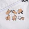 Artistic Animal Brooch Collection Featuring Capybara Stylish Suit Accessory Casual Brooches for Fashion Enthusiasts