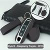 Leather Fob Remote Keys Case Key Cover Key Shell Replace For Porsche Boxster Cayman 911 Panamera Cayenne Macan