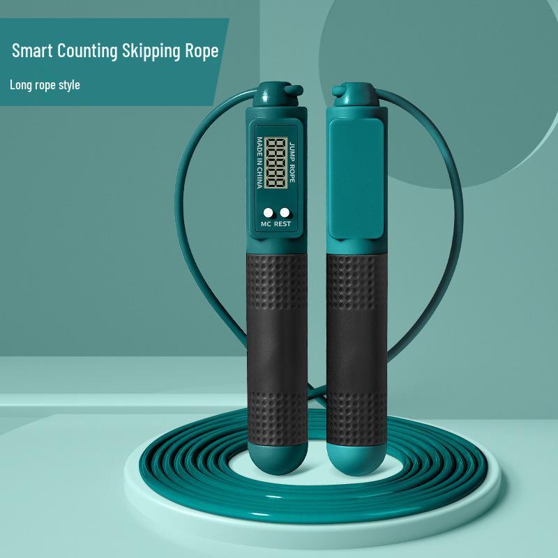 Weighted Cordless Jump Rope with Counting for Professional Aerobic Exercise & Fat Burning