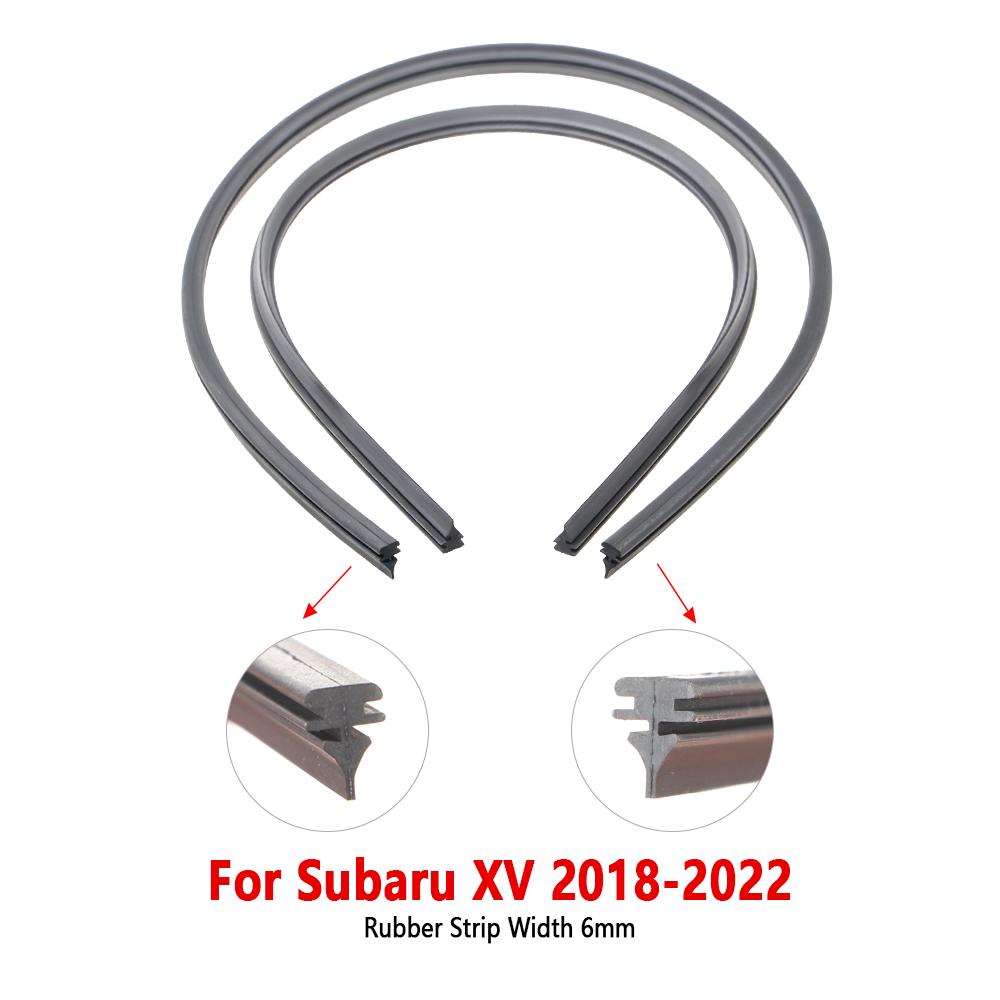 For Subaru XV 2018 2019 2020 2021 2022 Wiper Refill Rubber Strip Car Wiper Accessories 1Pair