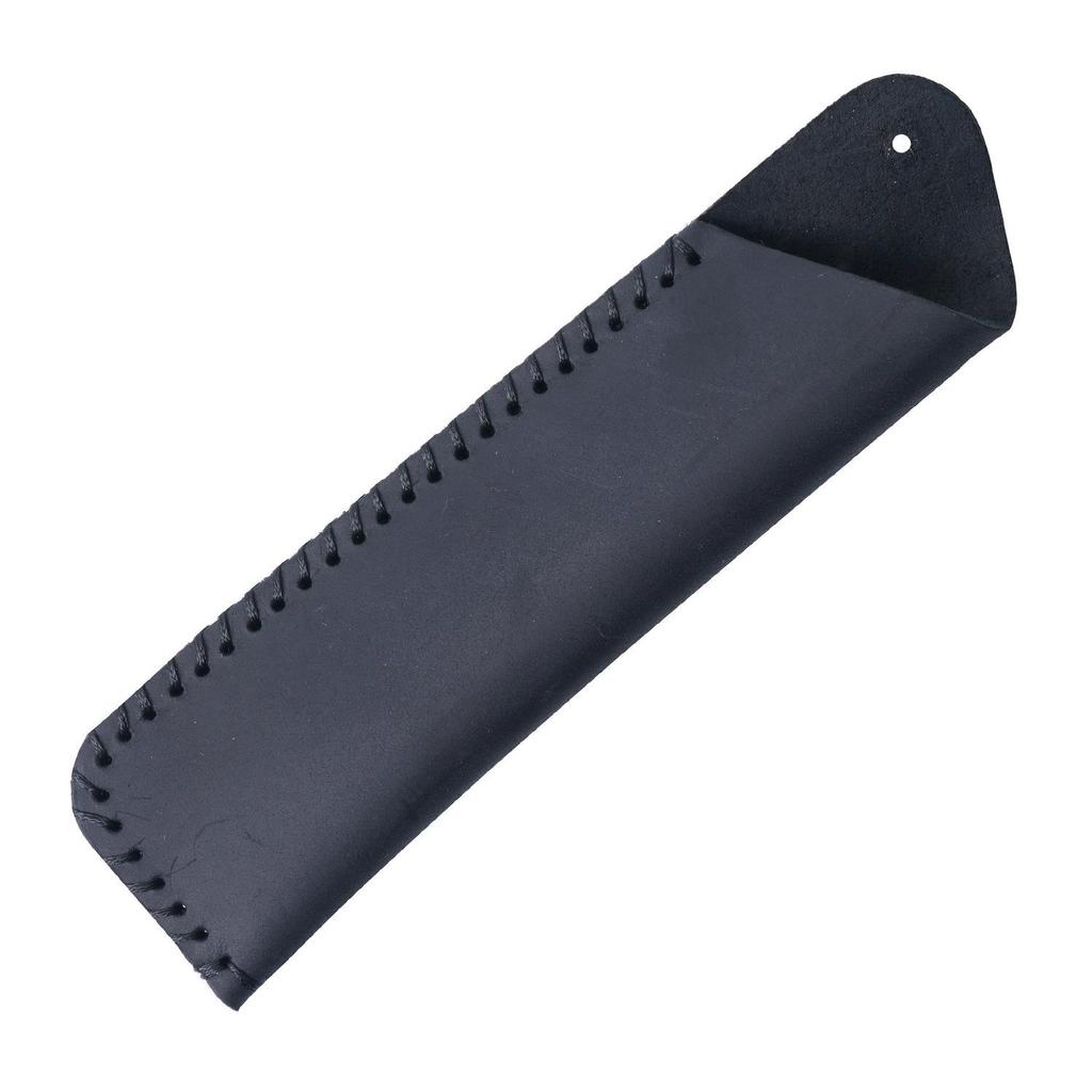 Genuine Leather Retro Pen Case - Handmade First Layer Cowhide Pencil Bag, Creative Gift Protective Cover