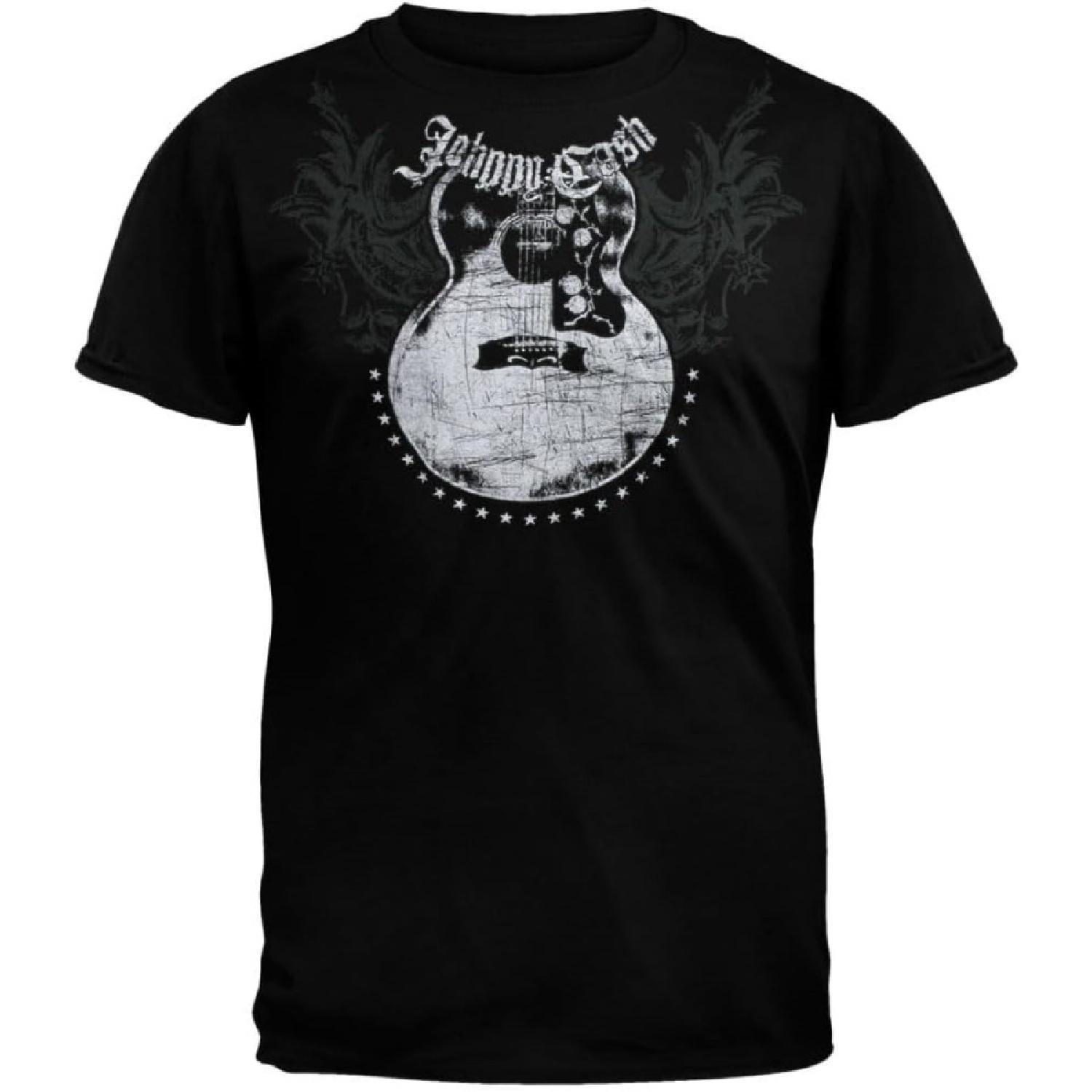 Johnny Cash - Guitar T-Shirt - Medium Black S