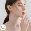 Punk Geometric Metal Moon Heart Rings For Women Men Vintage Gold Color Curved Open Ring Set Fashion Unisex Gift Jewelry