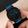 Top Luxury Men's Watches Dial Man Sports Watches Simple Black Leather Electronic Male Wrist Timepiece Gifts Fashion And Casual