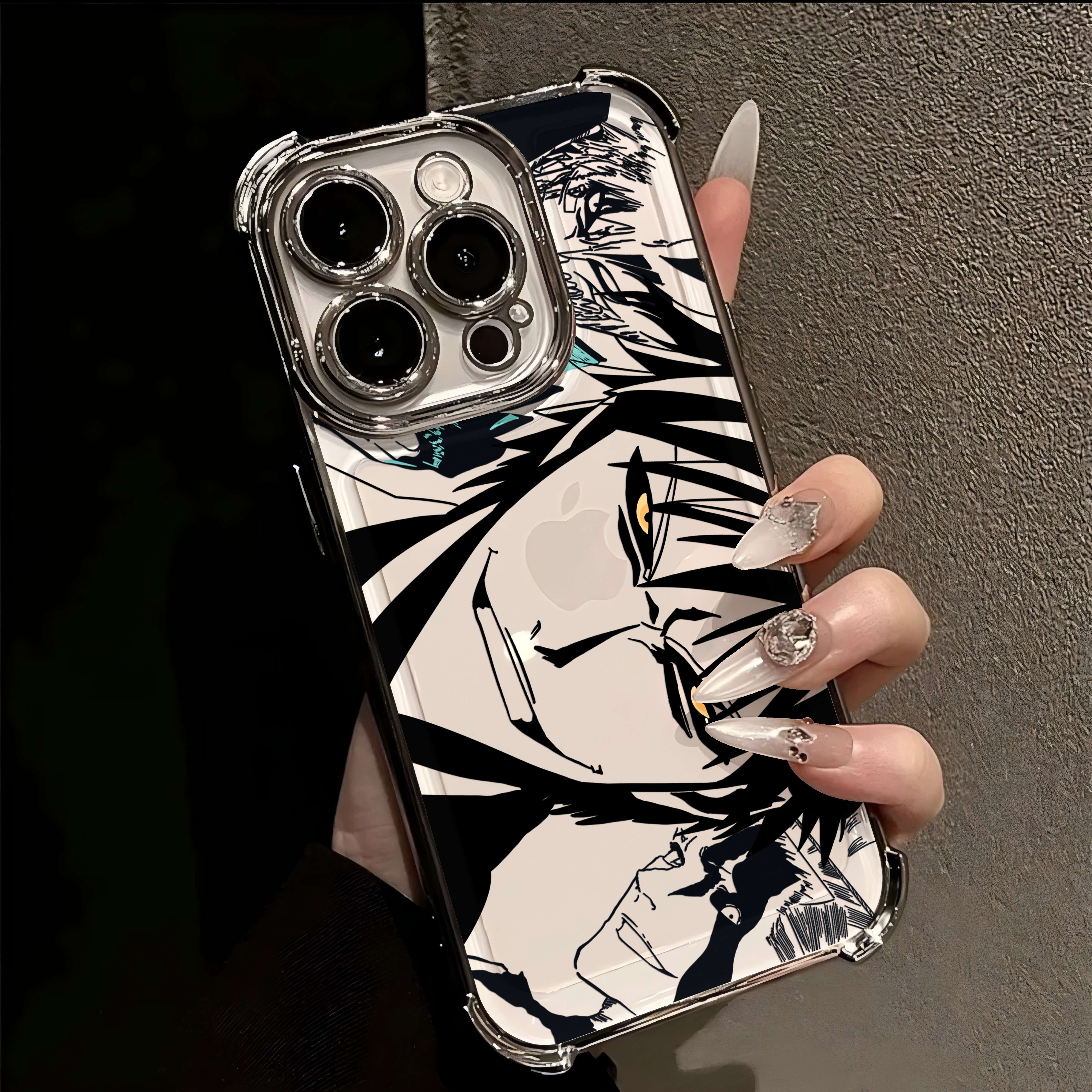 

Anime B-Bleachs IchigoesPlating Case For Samsung S25 S24 S23 S22 S21 S20 FE Note20 Plus Ultra 4G 5G Anti Fall Airbag Back Cover Samsung S20 FE