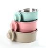 Miao Xin Bao Dog Cage Hanging Fixed Dog Bowl, Dog Cage with Stainless Steel Inner Liner, Pet Hanging Bowl