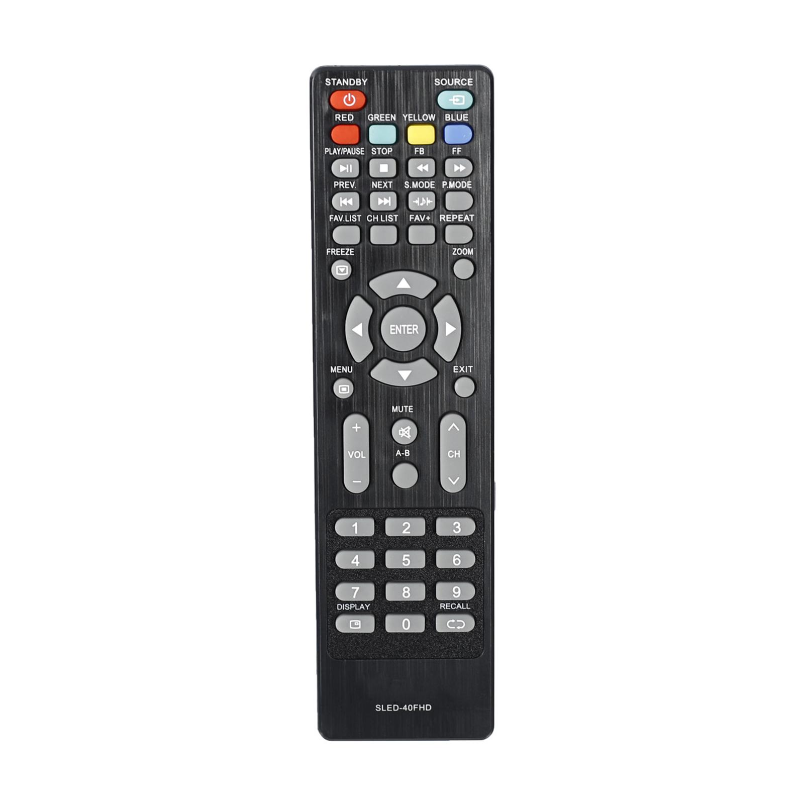 

SLED-40FHD Remote Control for SANSUI SLED-40FHD TV Controller Exquisite Appearance Remote Control No Setting Required