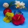 90 Pieces Hibiscus Flowers Hawaiian Hibiscus Flowers for Luau Tropical Jungle Party Tabletop Decoration, Assorted Color