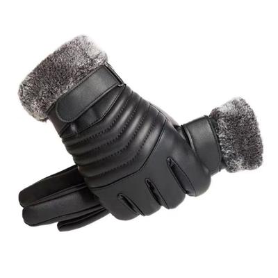 1 Paar Winter-Fahrradhandschuhe, wasserdicht, Unisex, winddicht, dick, warm, wärmespeichernd, rutschfeste Touchscreen-Handfläche, Outdoor-Ski-Reithandschuhe