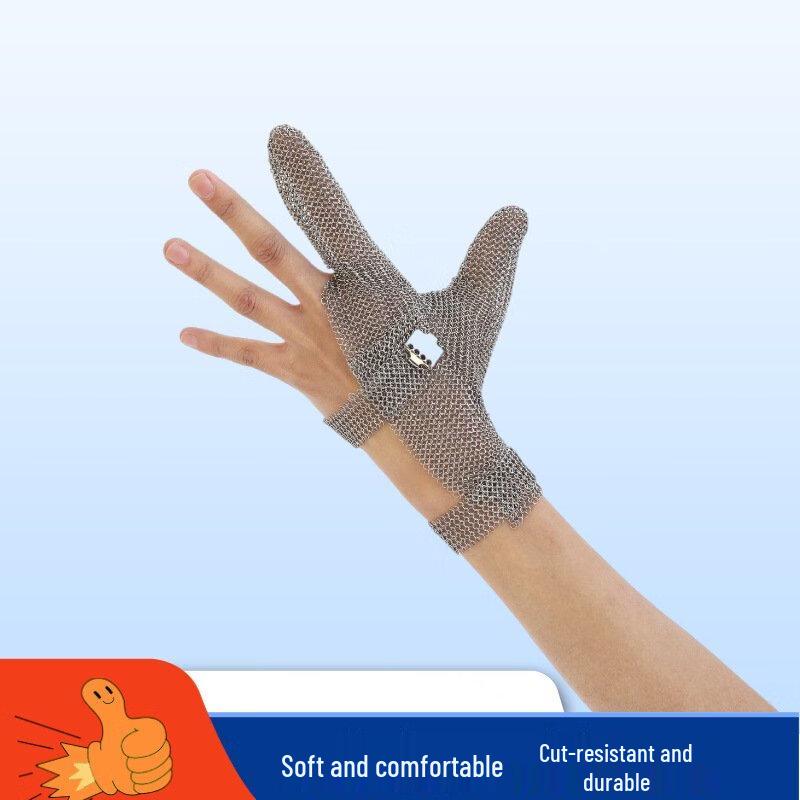 Stainless Steel Chainmail Anti-Cut Safety Glove