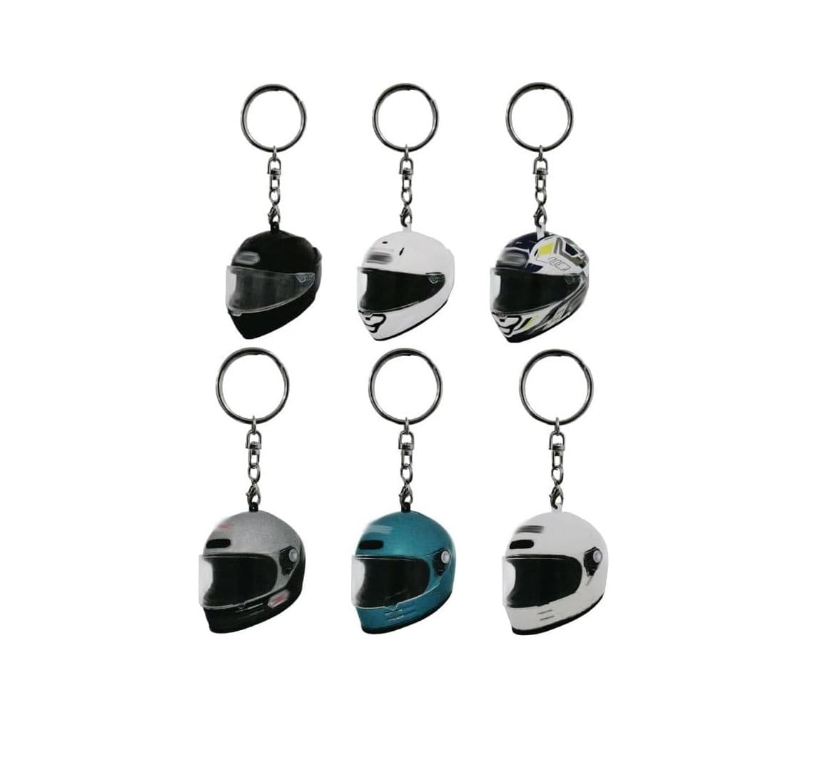 

Коллекция брелоков-шлемов из 6 обычных предметов, предметы не из гача-капсульных игрушек SHOEI Vol.1.5 [Включая секретный набор.] чёрный