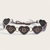 Retro Wide Heart Link Belt Fashion Accessory Waist Cincher Band For Jeans Dresses In Multiple Color