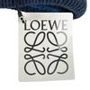 Pristine LOEWE Knit cap Logo design beanie Navy blue wool Women F540257X23 Used