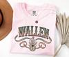 Wallen Nashville Country Concert Comfort Colors Shirt, Floral Wallen Graphic Tee, Whiskey Lover Tee, Nashville Tour Outfit,Country Music Top