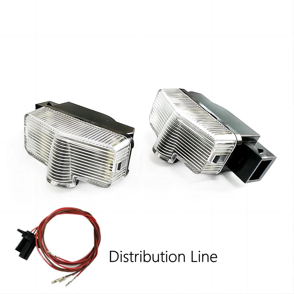 wbglh0 For  2X LED Car Door Light logo Projector Lamp Skoda VRS Octavia A7 2015 -2024 Karoq YETI 2012-2017 Kodiaq 2016-2024 Accessories